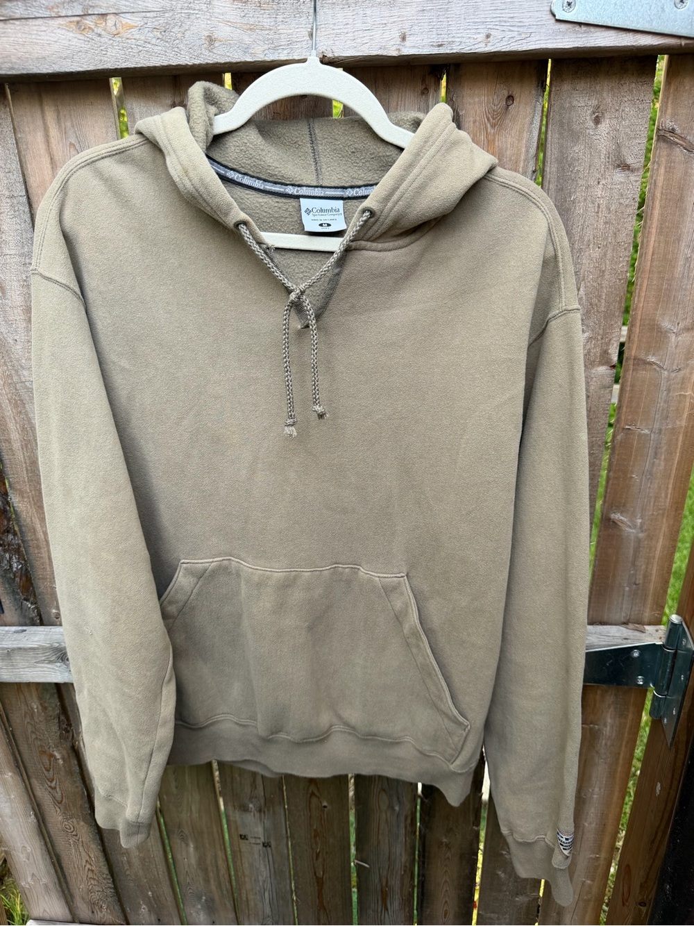 Columbia Men's Hooded Pullover Sweatshirt - Olive